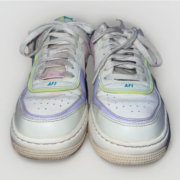 Nike Womens Air Force 1 Shadow CI0919-106 Multicolor Casual Sneakers Sz 7 Pastel - Picture 3 of 14